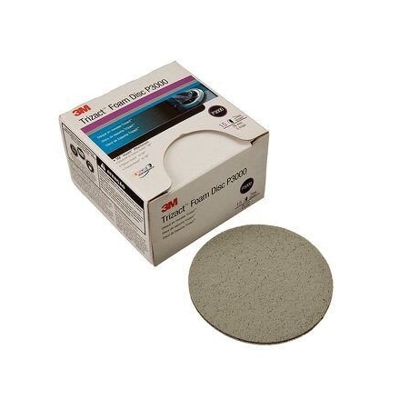 3M 3MTM TrizactTM HookitTM Foam Discs, 02096, 5 in, P3000, PK/15, 15PK 7100312165